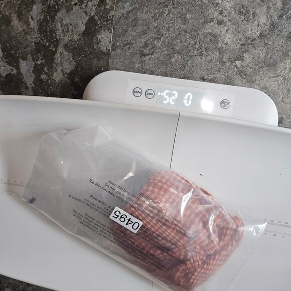 Zara Orange Gingham Crop Top Size Medium - Picture 6 of 6